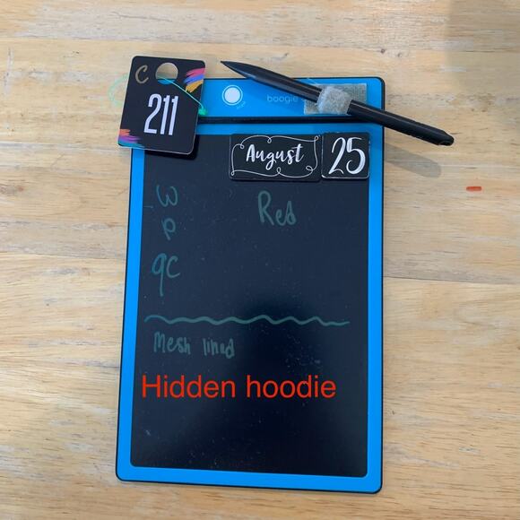 K-Swiss Jacket Mens S Small Red Plaid Full Zip Mesh Lined Hidden Hoodie Bomber - Picture 12 of 13